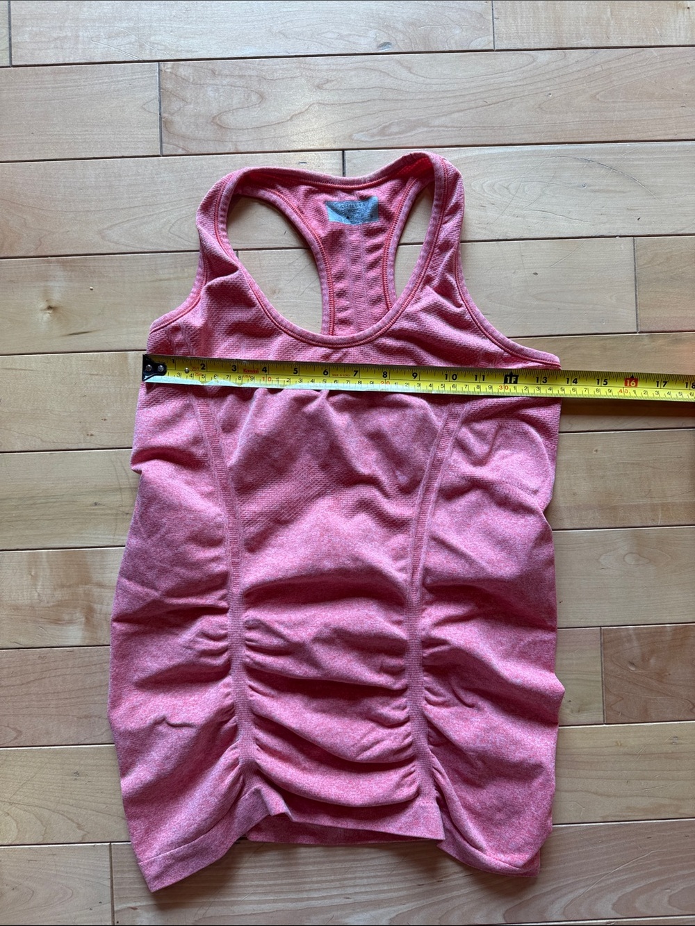 Athleta Coral Pink Seamless Racerback Tank